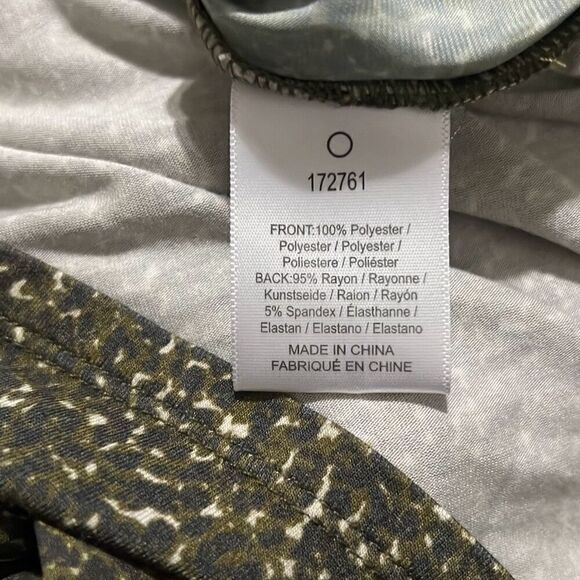 Anthropologie | Anthro Dolan Size XS Mitzi Button-Front Blouse Olive Green - Picture 8 of 8